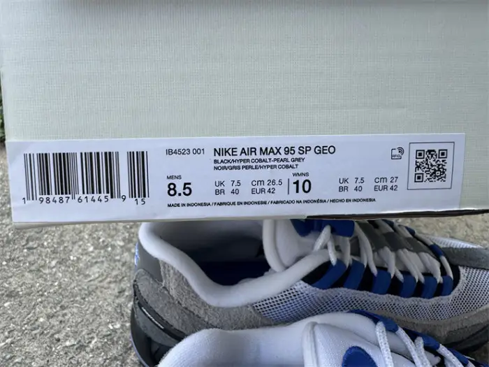Authentic Nike Air Max 95 SP Undefeated Geo Birmingham Concord 