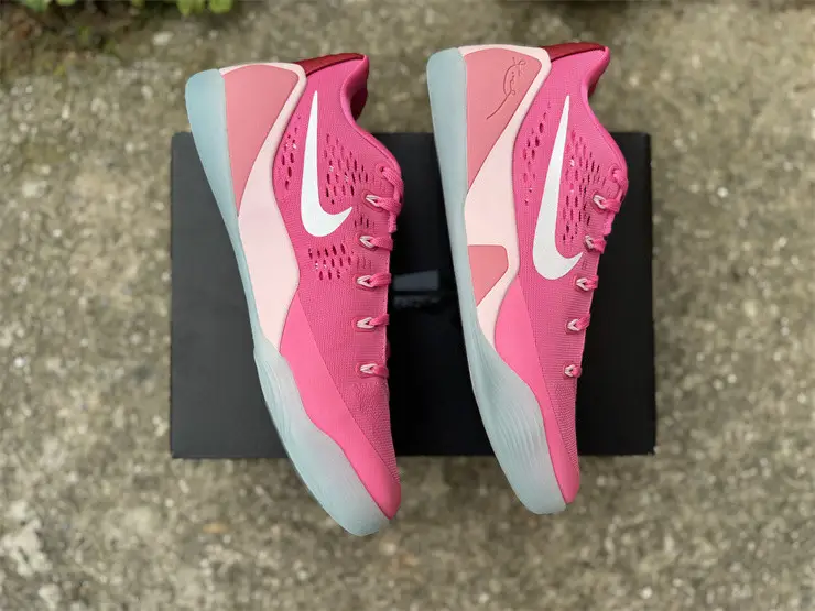 Authentic Nike Kobe 9 EM Low Protro Kay Yow Think Pink 