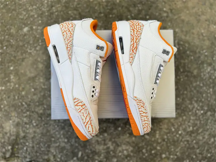 Authentic Air Jordan 3 Retro Orange Citrus 