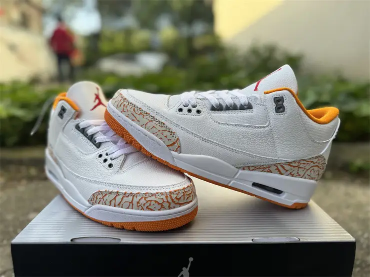 Authentic Air Jordan 3 Retro Orange Citrus 