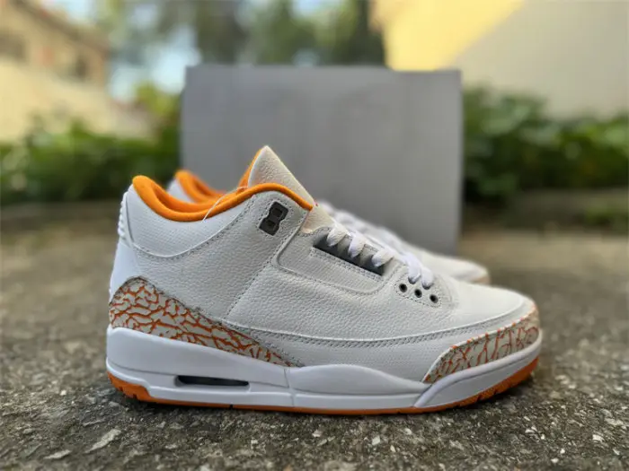 Authentic Air Jordan 3 Retro Orange Citrus 