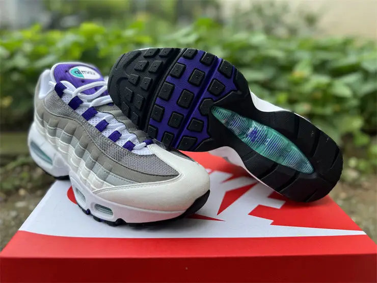 Authentic Nike Air Max 95 OG Big Bubble Grape 