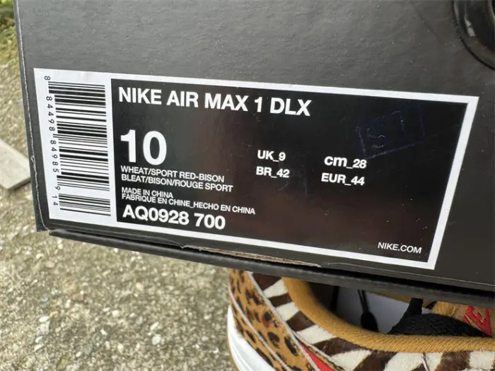 Authentic Nike Air Max 1 atmos Animal Pack 2.0 