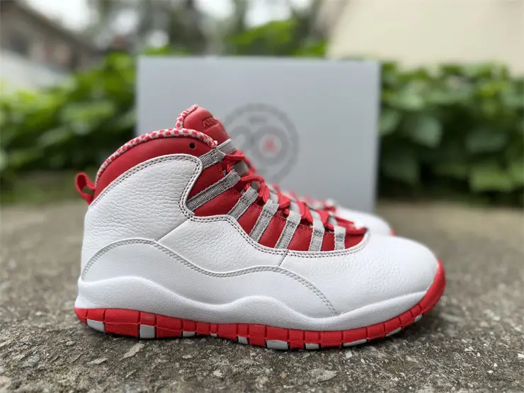 Authentic Air Jordan 10 Retro Red Steel 