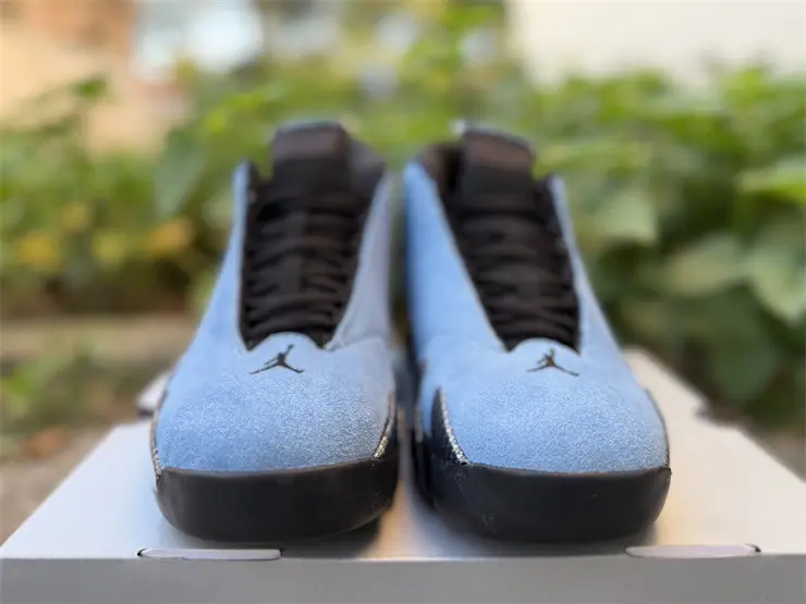 Authentic  Air Jordan 14 Howard PE Blue 