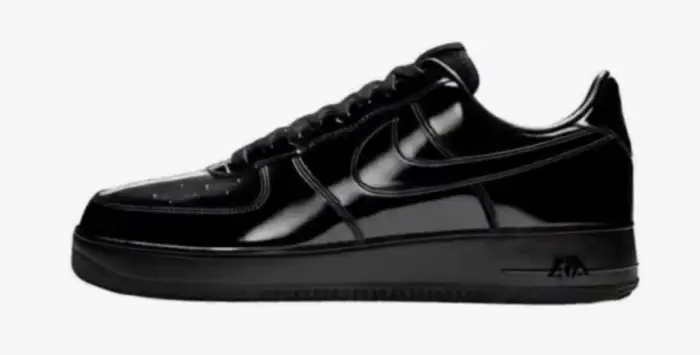 Authentic Nike Air Force 1 07 Premium Patent Leather Black Women 